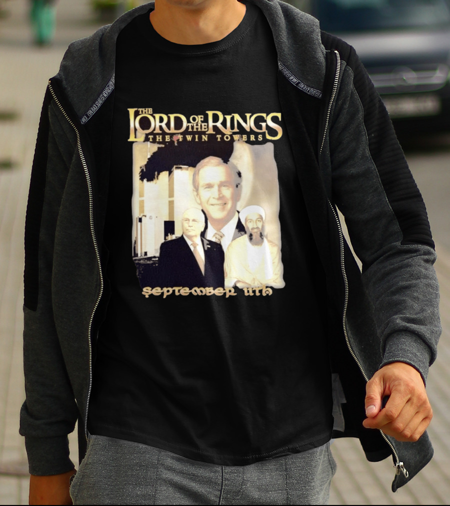 The Lord Of The Rings The Twin Towers September 11th T-Shirt