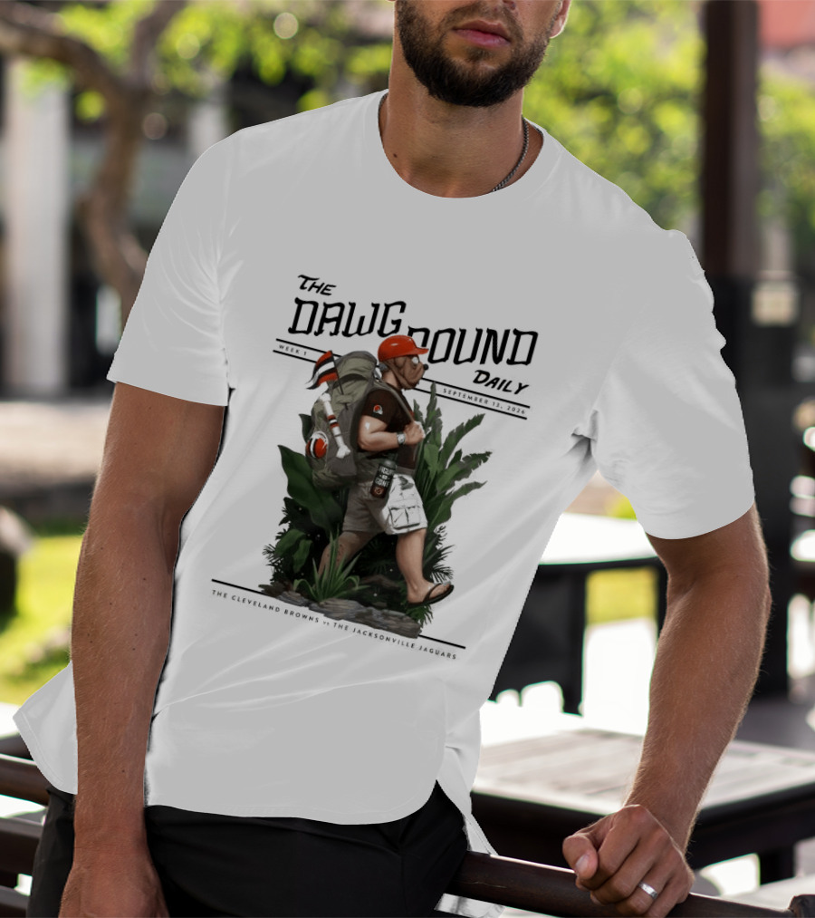 The Dawg Pound Daily September 13 2026 Cleveland Browns Vs Jacksonville Jaguars Week 1 T-Shirt