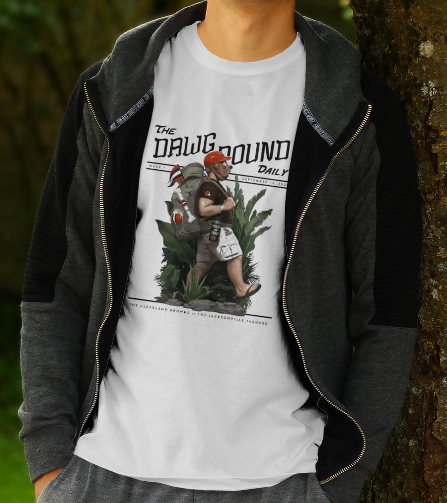 The Dawg Pound Daily September 13 2026 Cleveland Browns Vs Jacksonville Jaguars Week 1 T-Shirt