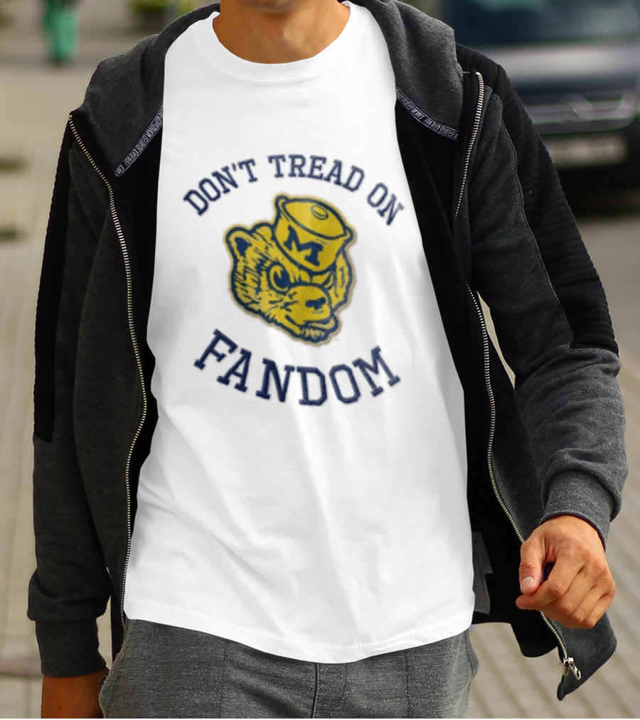 Don't Tread On Fandom Michigan Wolverines M Bear T-Shirt