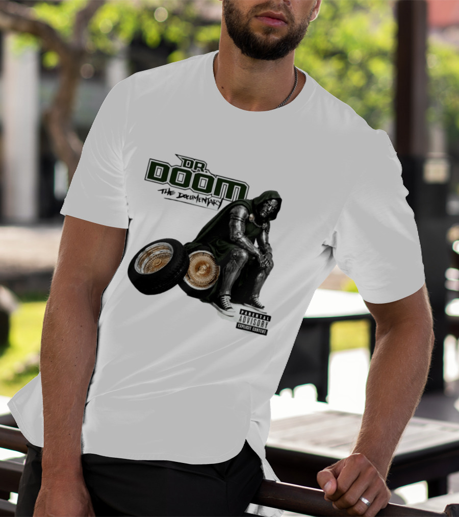 Dr Doom The Documentary Marvel Hip Hop Parental Advisory T-Shirt