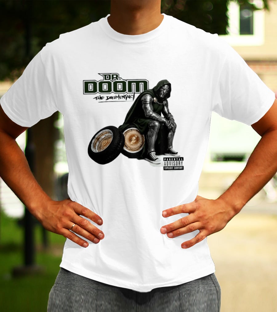 Dr Doom The Documentary Marvel Hip Hop Parental Advisory T-Shirt