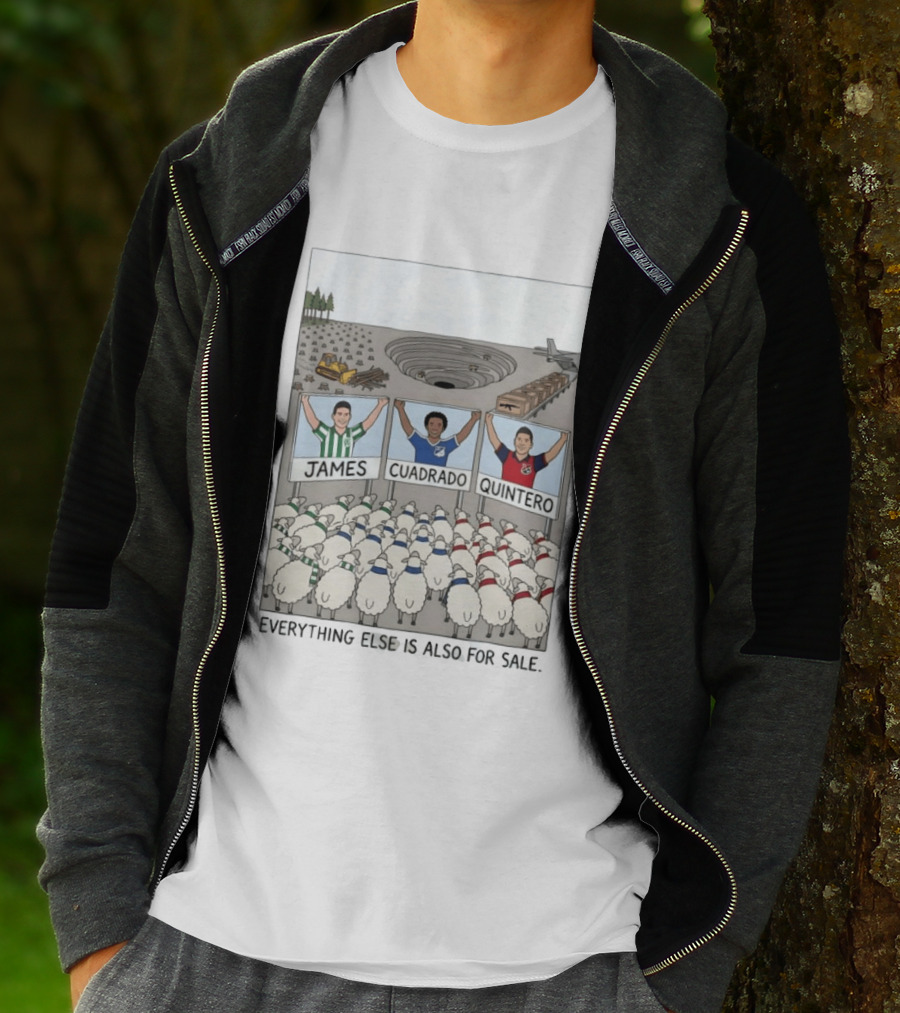 James Cuadrado Quintero Sheep Crowd Everything Else Is Also For Sale T-Shirt