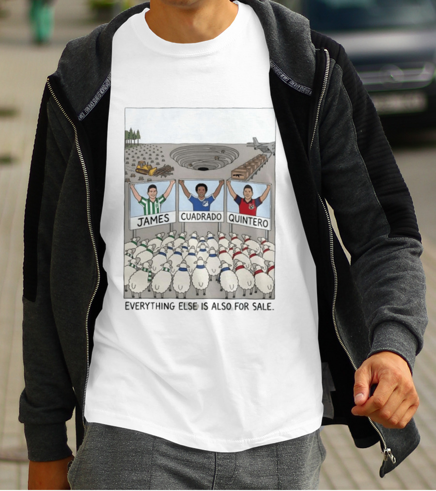 James Cuadrado Quintero Sheep Crowd Everything Else Is Also For Sale T-Shirt