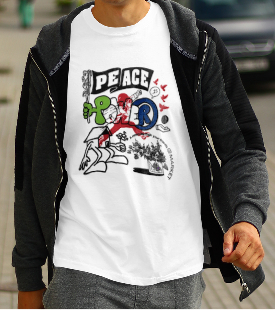 Peace Power Walker Kessler Dodgers T-Shirt