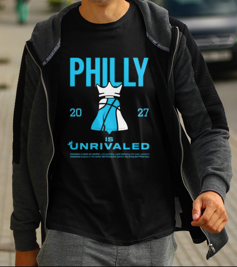 Philly Unrivaled 2027 Basketball Shop Season 3 Bus Tour Philadelphia T-Shirt