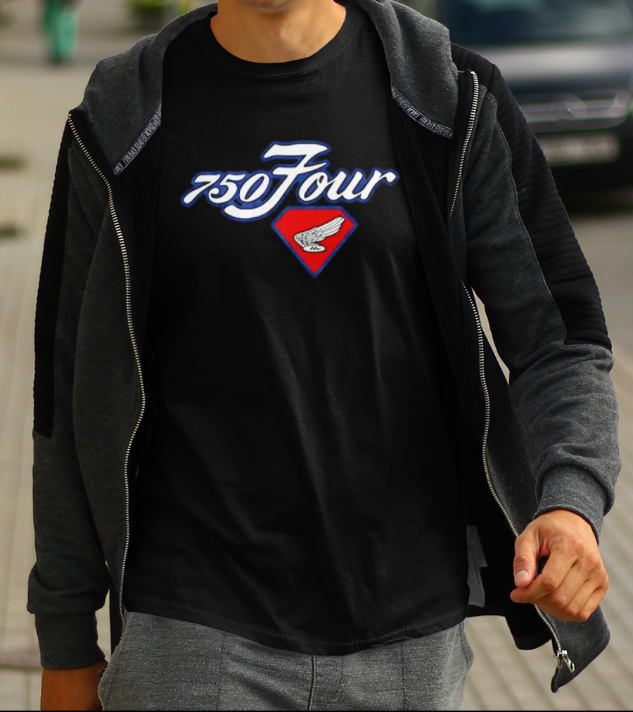 750 Four Honda Classic Red T-Shirt