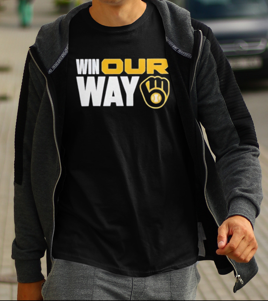 Milwaukee Brewers 2026 Postseason Win Our Way Clinched T-Shirt
