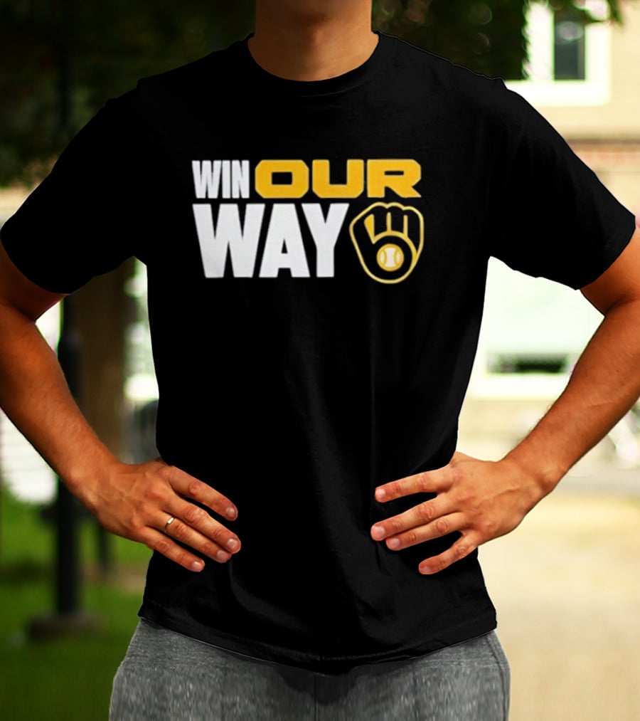 Milwaukee Brewers 2026 Postseason Win Our Way Clinched T-Shirt