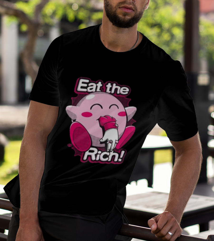 Punkwithacamera Store Eat The Rich Clay Graham Kirby Eating Hand T-Shirt