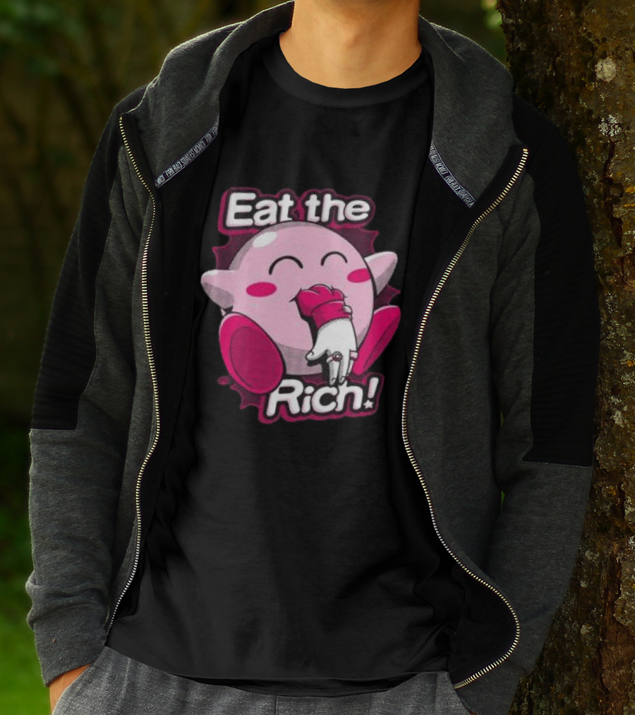 Punkwithacamera Store Eat The Rich Clay Graham Kirby Eating Hand T-Shirt
