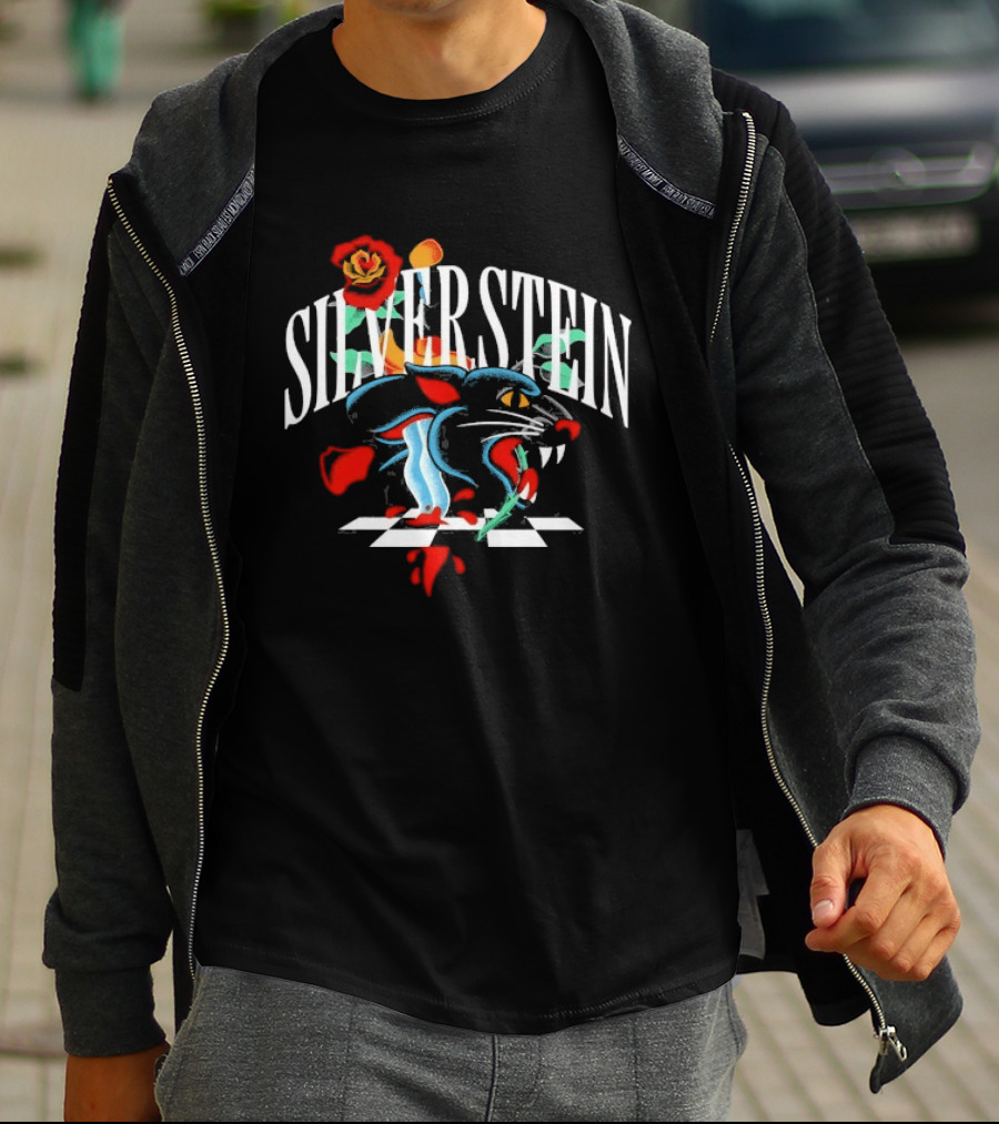 Silverstein Panther Floral Burst T-Shirt