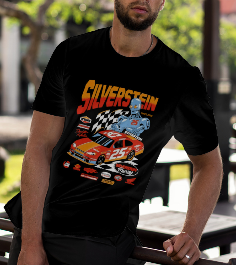 Silverstein Racecar 25 Racing WBIEF Since 2000 T-Shirt