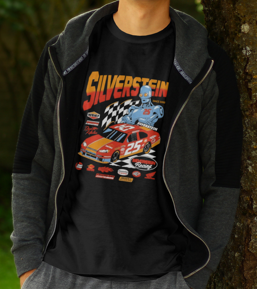 Silverstein Racecar 25 Racing WBIEF Since 2000 T-Shirt