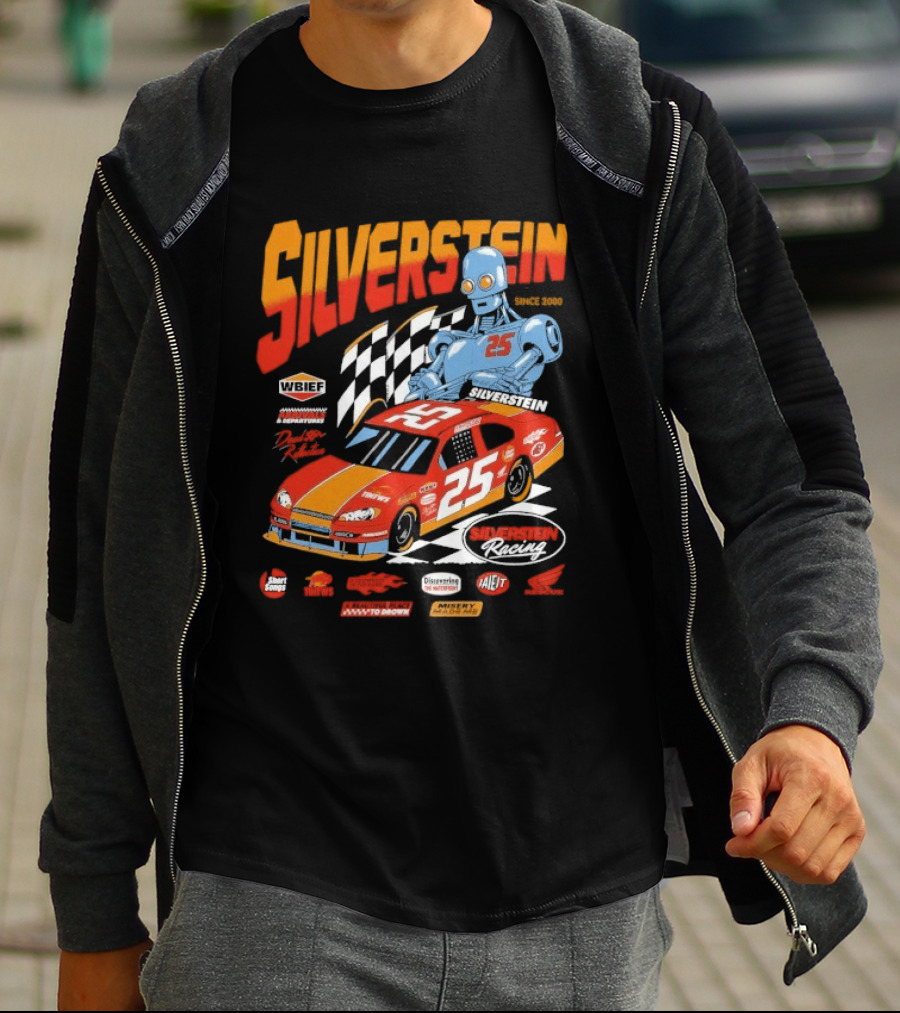 Silverstein Racecar 25 Racing WBIEF Since 2000 T-Shirt