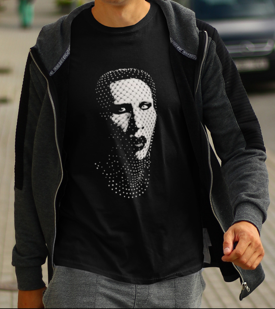Marilyn Manson Freaks On Tour 2026 Rob Zombie Mesh Of Darkness Tour T-Shirt