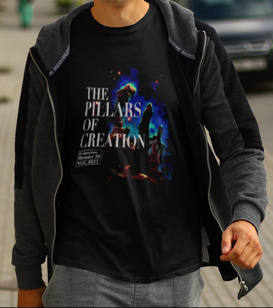 The Pillars Of Creation Messier 16 NGC 6611 Space T-Shirt