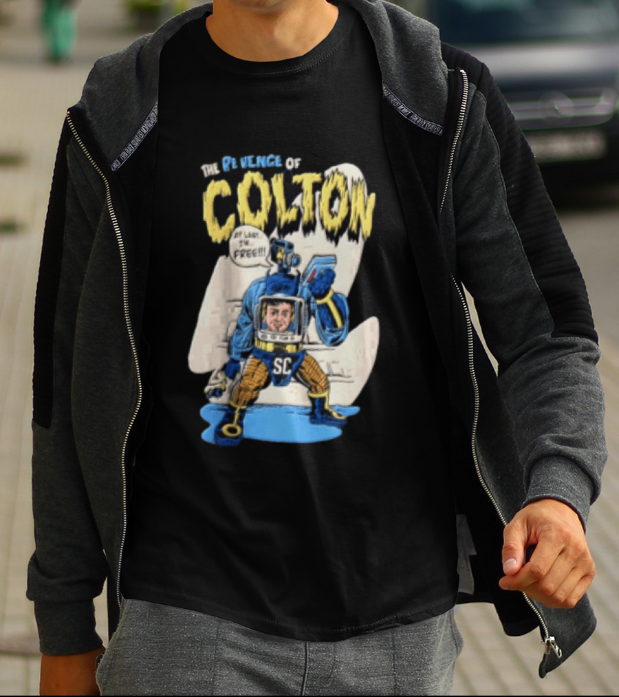 The Revenge Of Colton At Last I Am Free SC Robot Camera Head Video T-Shirt
