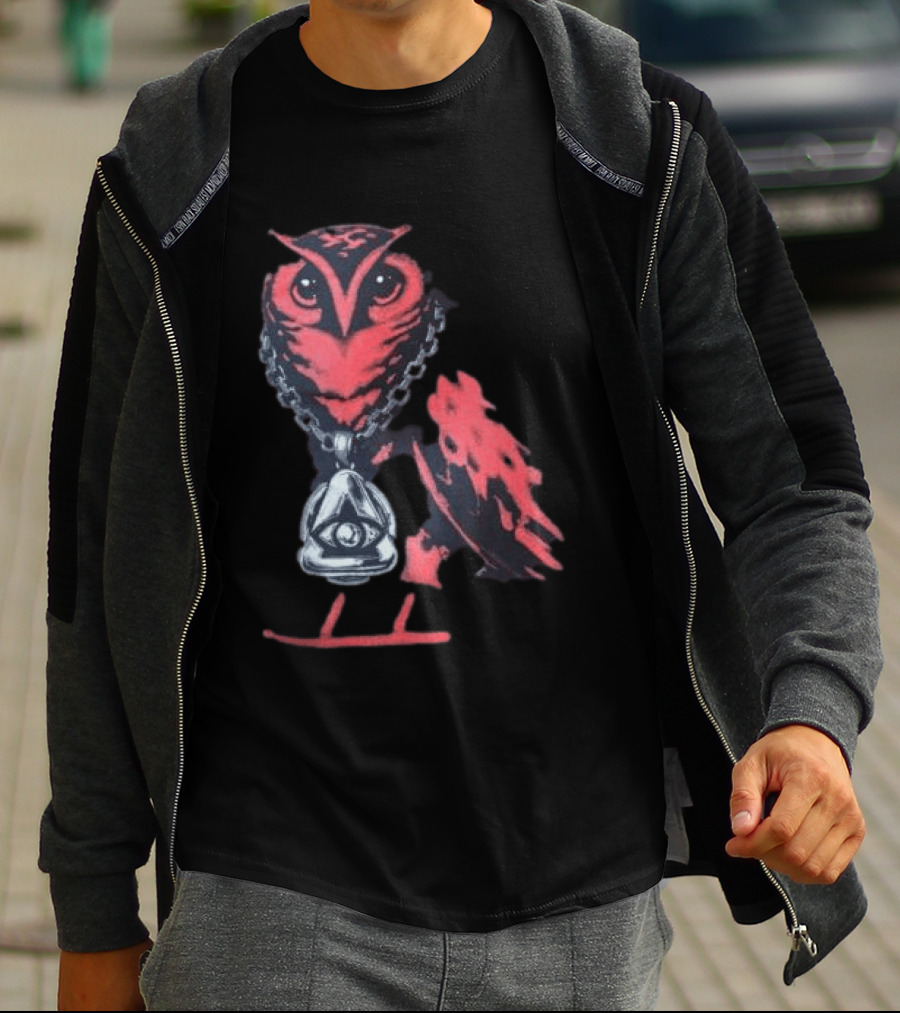 Yeat Store Love Lyfe Ovo Tour Owl With Eye Pendant T-Shirt