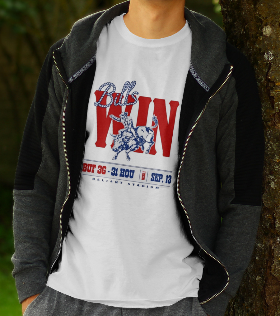Bills Win Buffalo Vs Houston Cowboy Rodeo Reliant Stadium Sep 13 T-Shirt