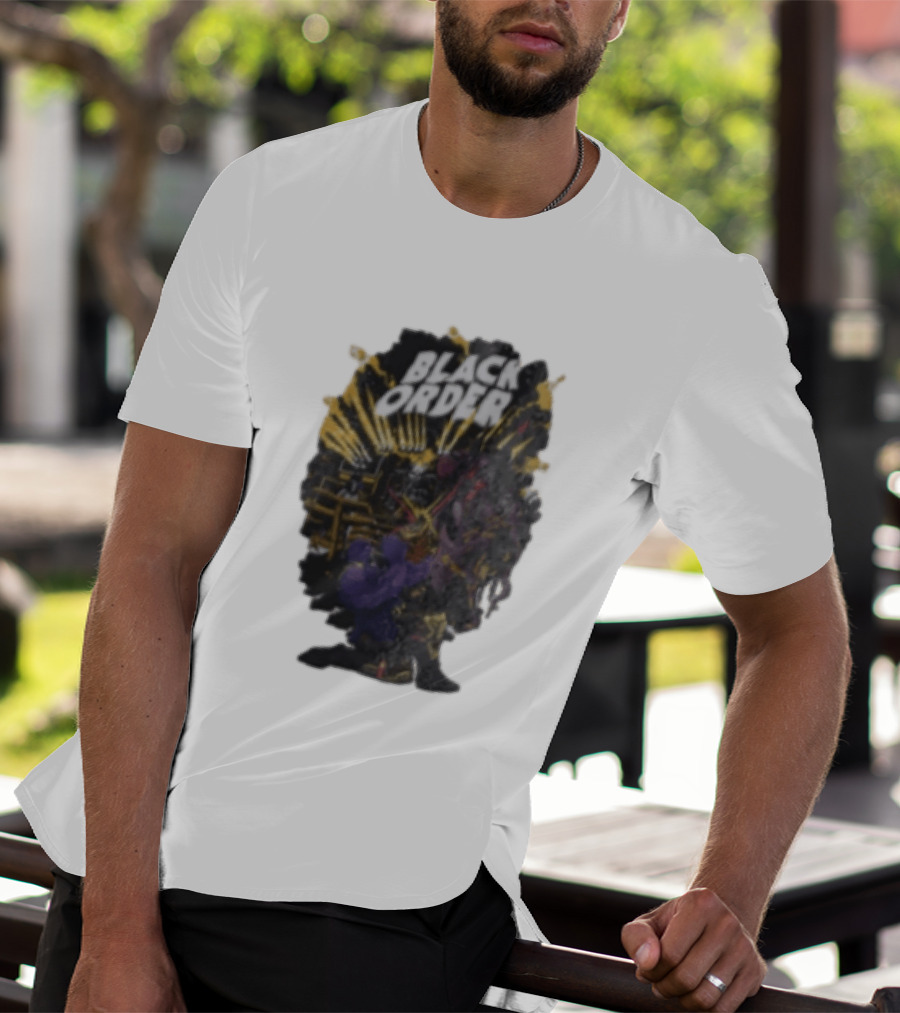 Black Order Thanos And The Children Of Thanos Rock Band Graphic Novel T-Shirt