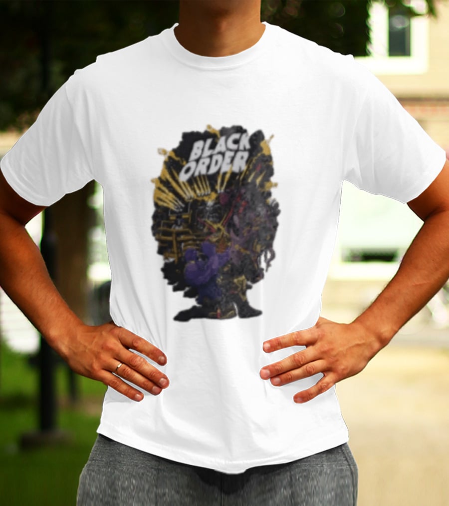 Black Order Thanos And The Children Of Thanos Rock Band Graphic Novel T-Shirt