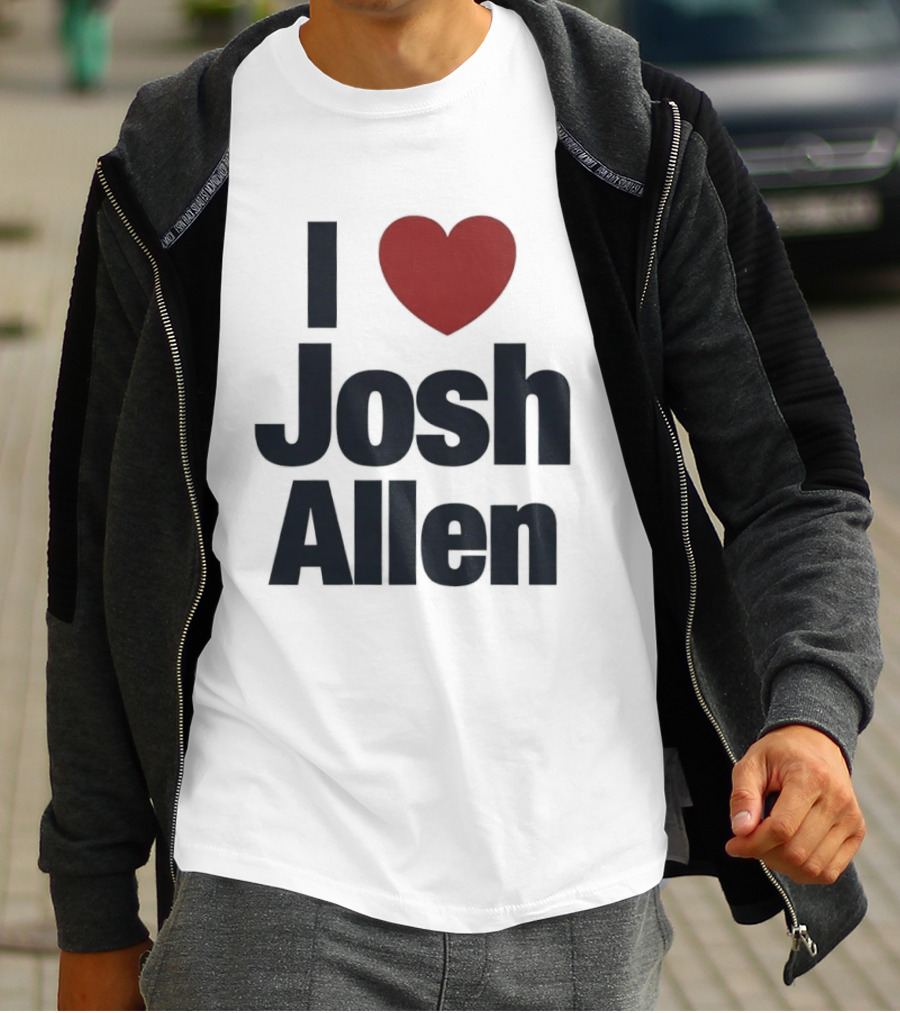 Buffalo Bills Fan I Heart Josh Allen T-Shirt