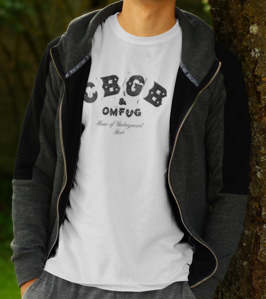 CBGB OMFUG Home Of Underground Rock Distressed T-Shirt