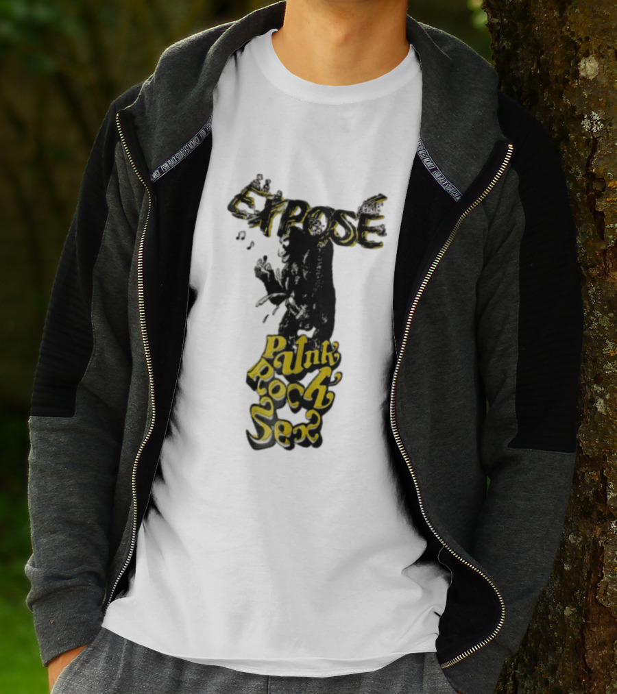 Expose King Kong Punk Rock Sex Gorilla Holding Woman T-Shirt