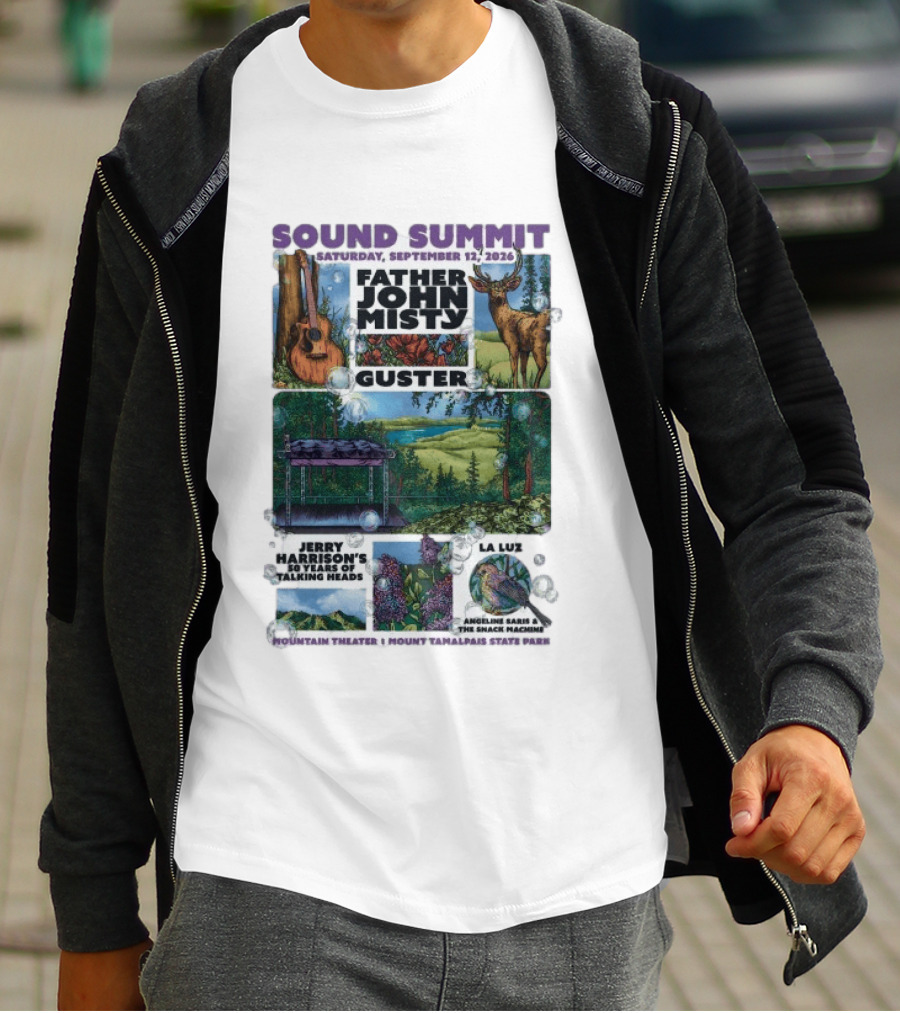 Sound Summit 2026 Father John Misty Guster Marin County MD September 12 Mountain Theater T-Shirt
