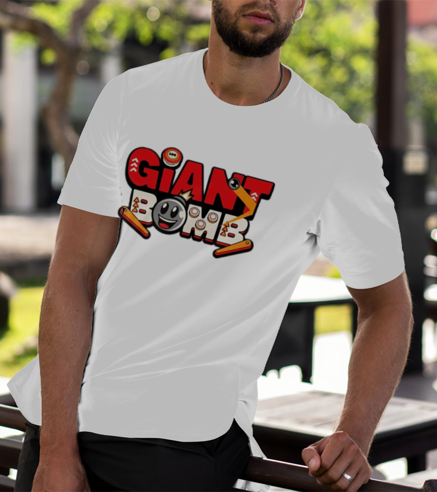 Giant Bomb Pinball Arcade Game Logo Retro Style Hat T-Shirt