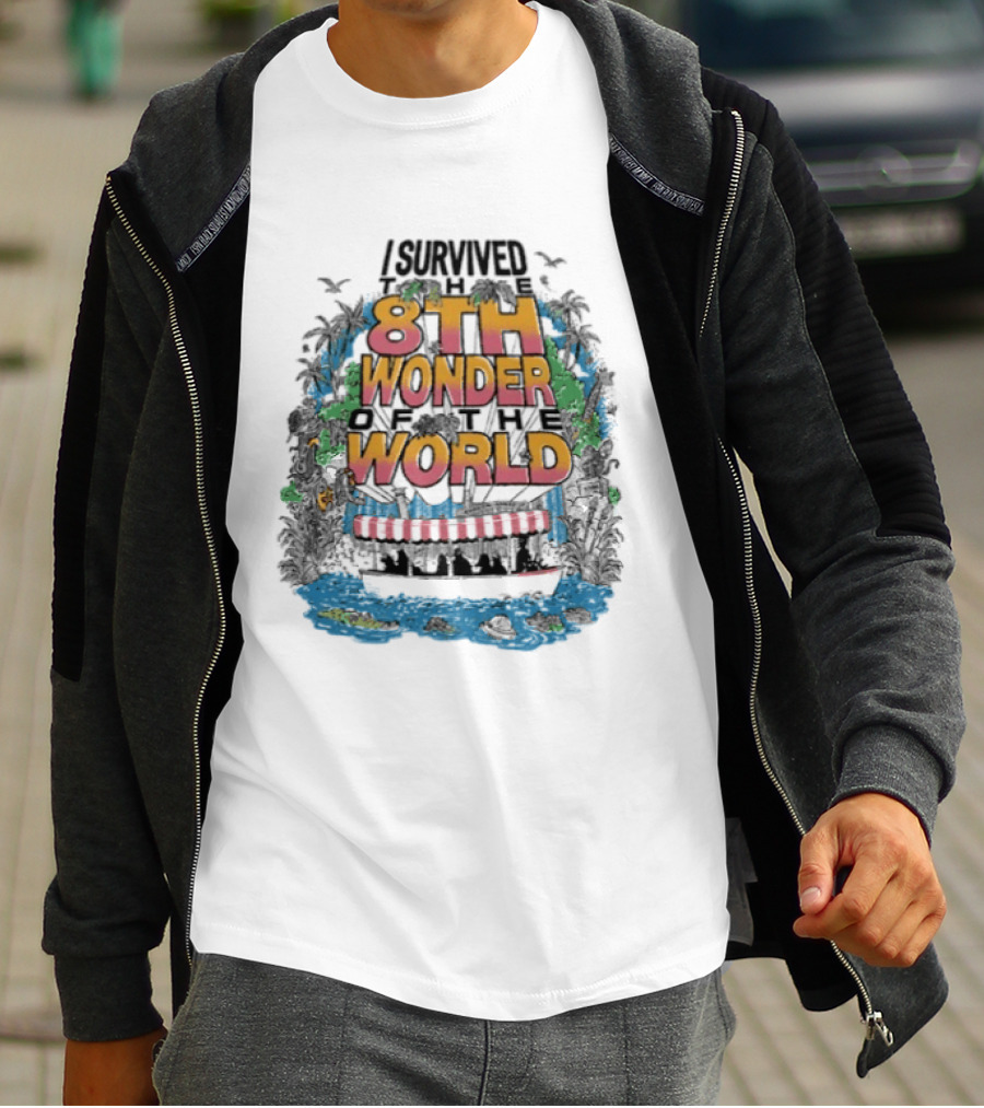 I Survived 8th Wonder Of The World Backside Of Water Adventure T-Shirt