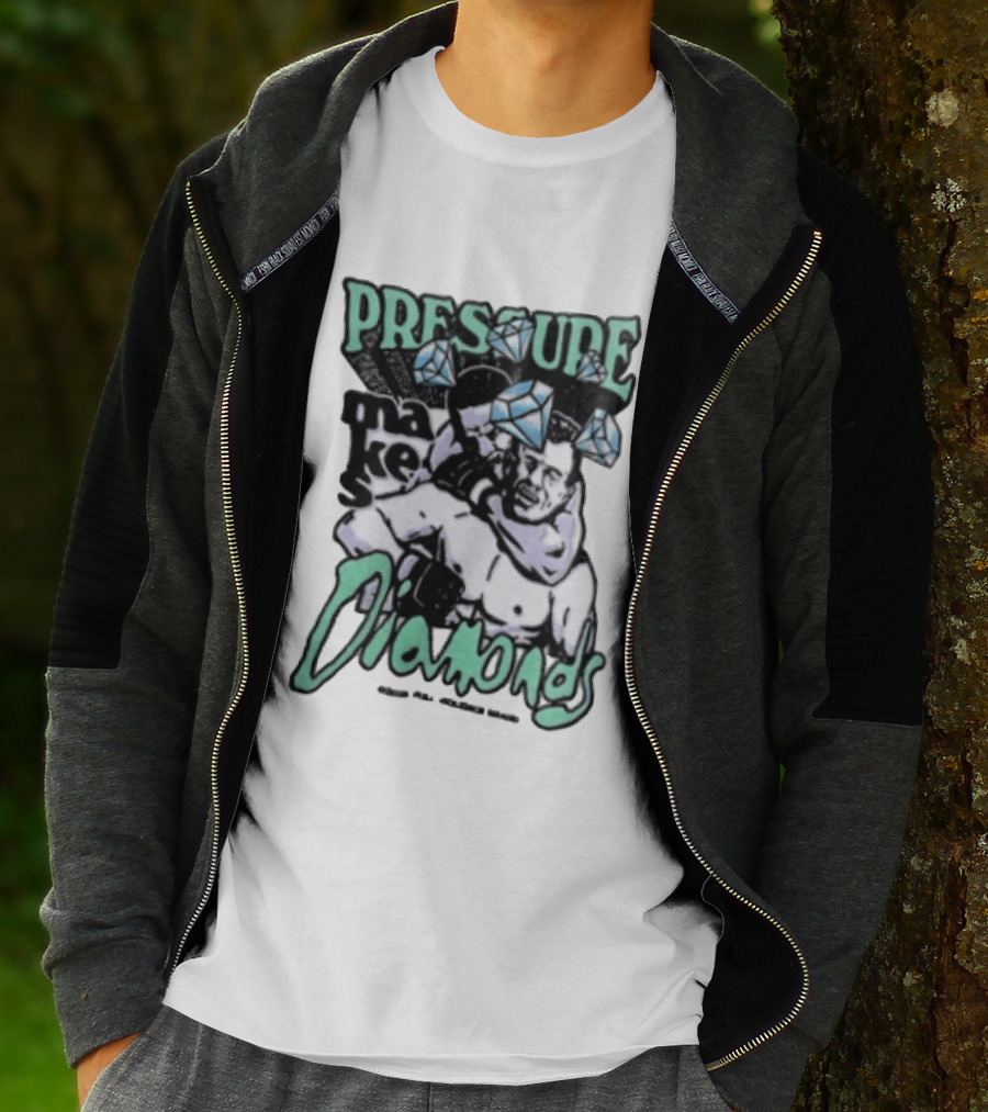 Pressure Makes Diamonds MMA Fighter Combat Sport T-Shirt