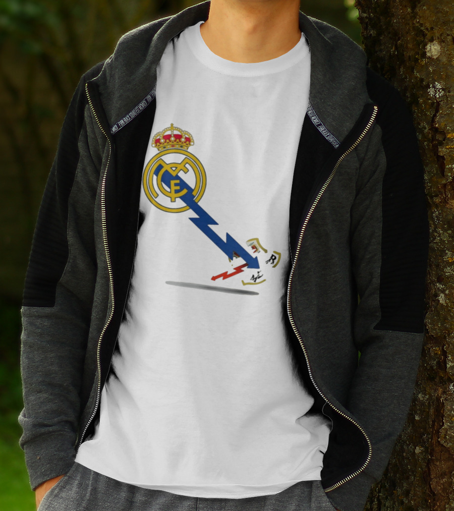 Real Madrid CF Lightning Strike Emblem MCF T-Shirt