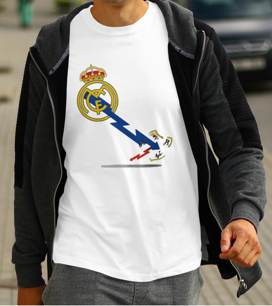 Real Madrid CF Lightning Strike Emblem MCF T-Shirt