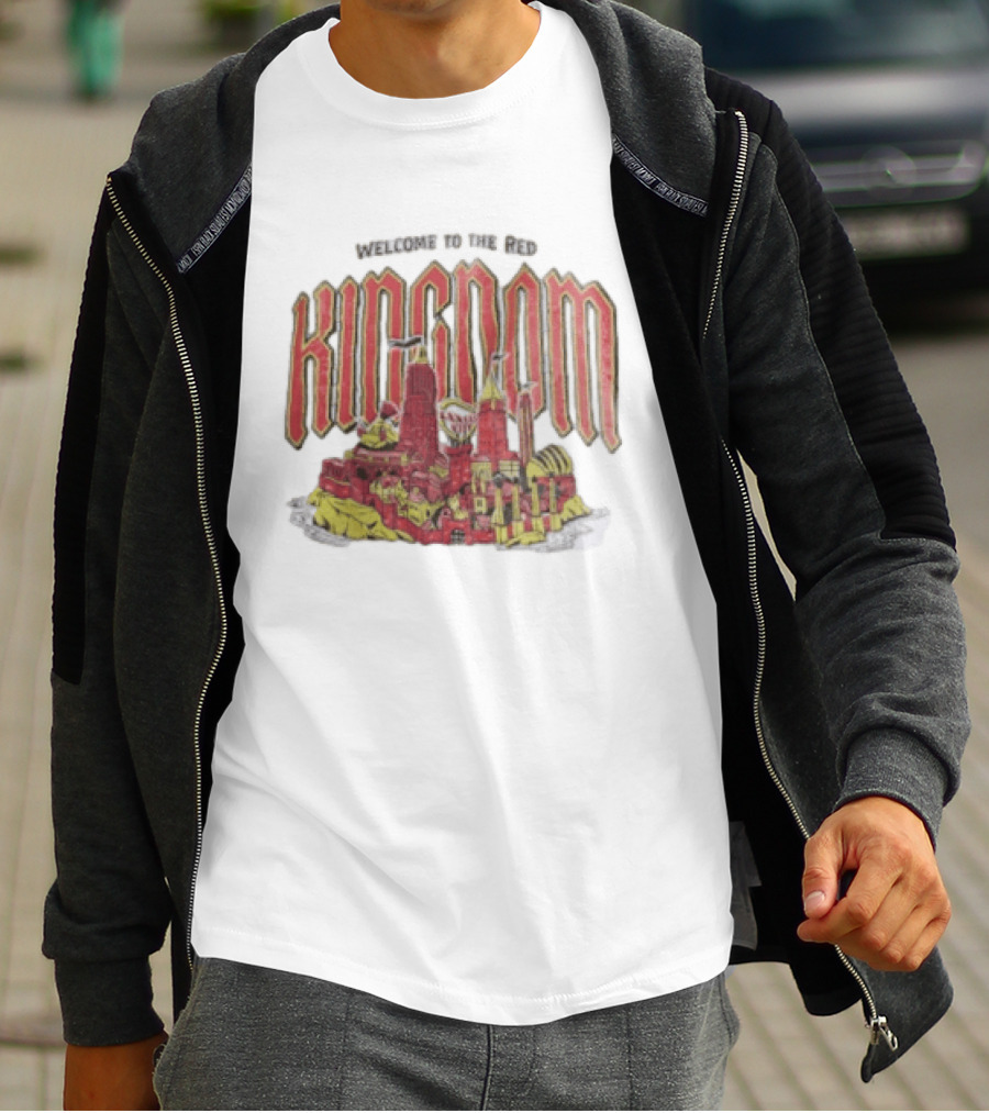 Welcome To The Red Kingdom Cityscape T-Shirt