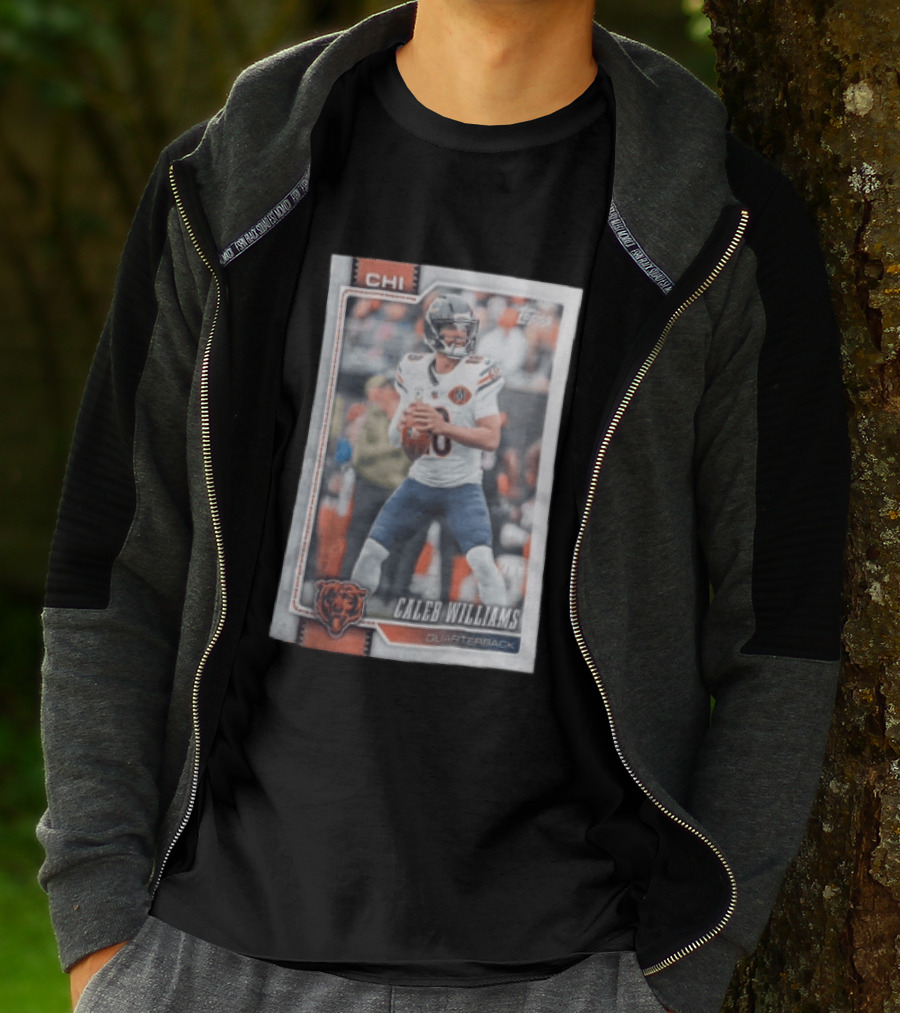 2026 Topps Caleb Williams Chicago Bears Quarterback Trading Card T-Shirt