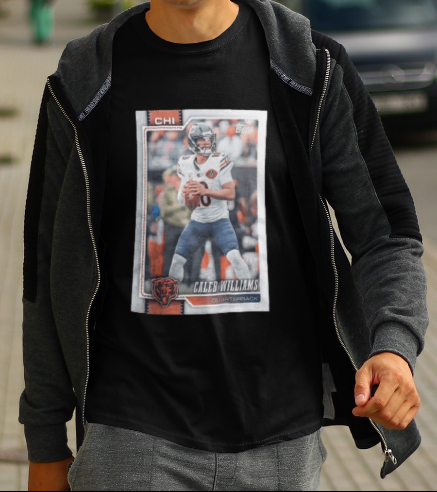 2026 Topps Caleb Williams Chicago Bears Quarterback Trading Card T-Shirt