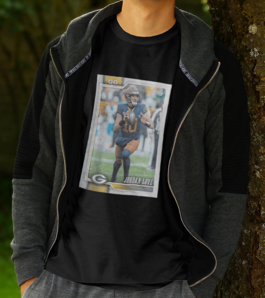 2026 Topps Jordan Love Packers GB Football Card T-Shirt