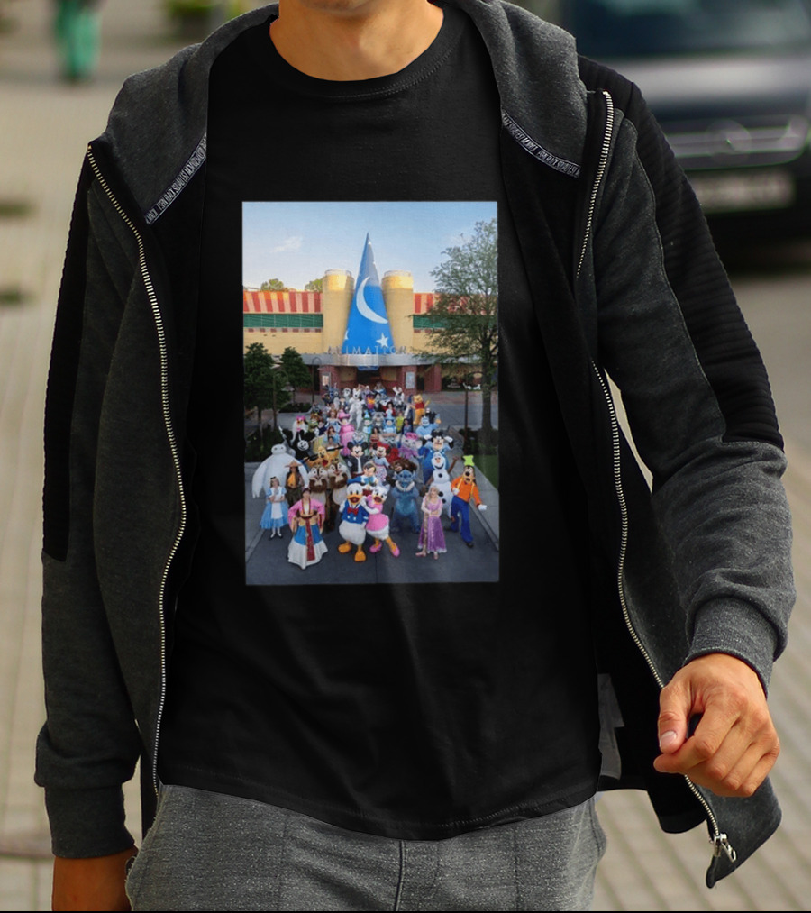 Happy The Magic Of Disney Animation Opening Day At Disney Hollywood Studios Characters T-Shirt