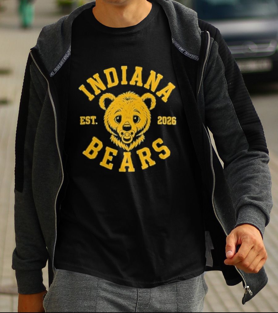 Indiana Bears Est 2026 Bear Mascot Fan Gear T-Shirt