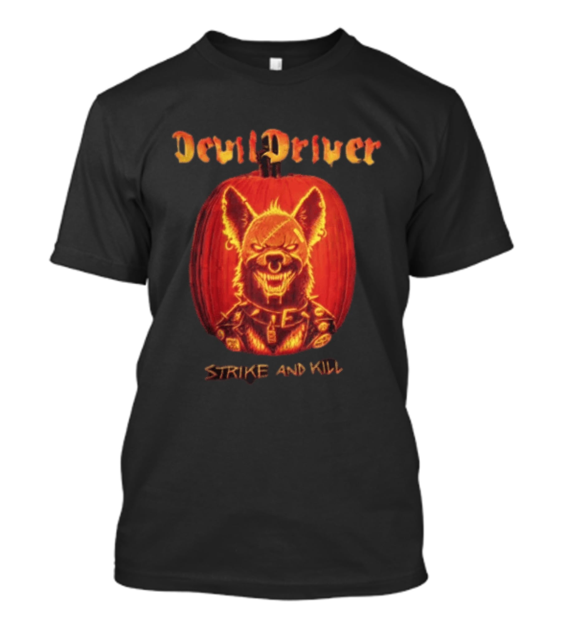 DevilDriver Strike And Kill Halloween Pumpkin T-Shirt