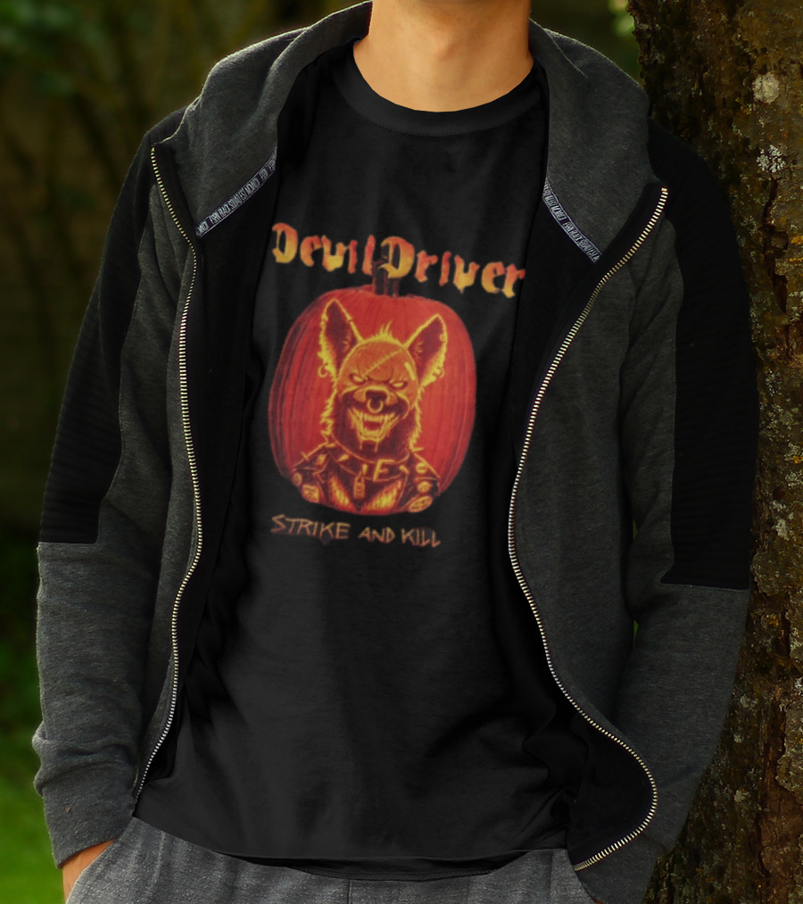 DevilDriver Strike And Kill Halloween Pumpkin T-Shirt