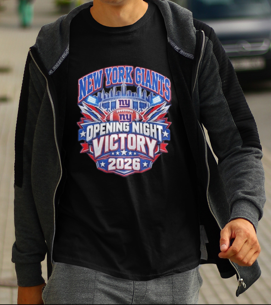 New York Giants 2026 Opening Night Victory T-Shirt