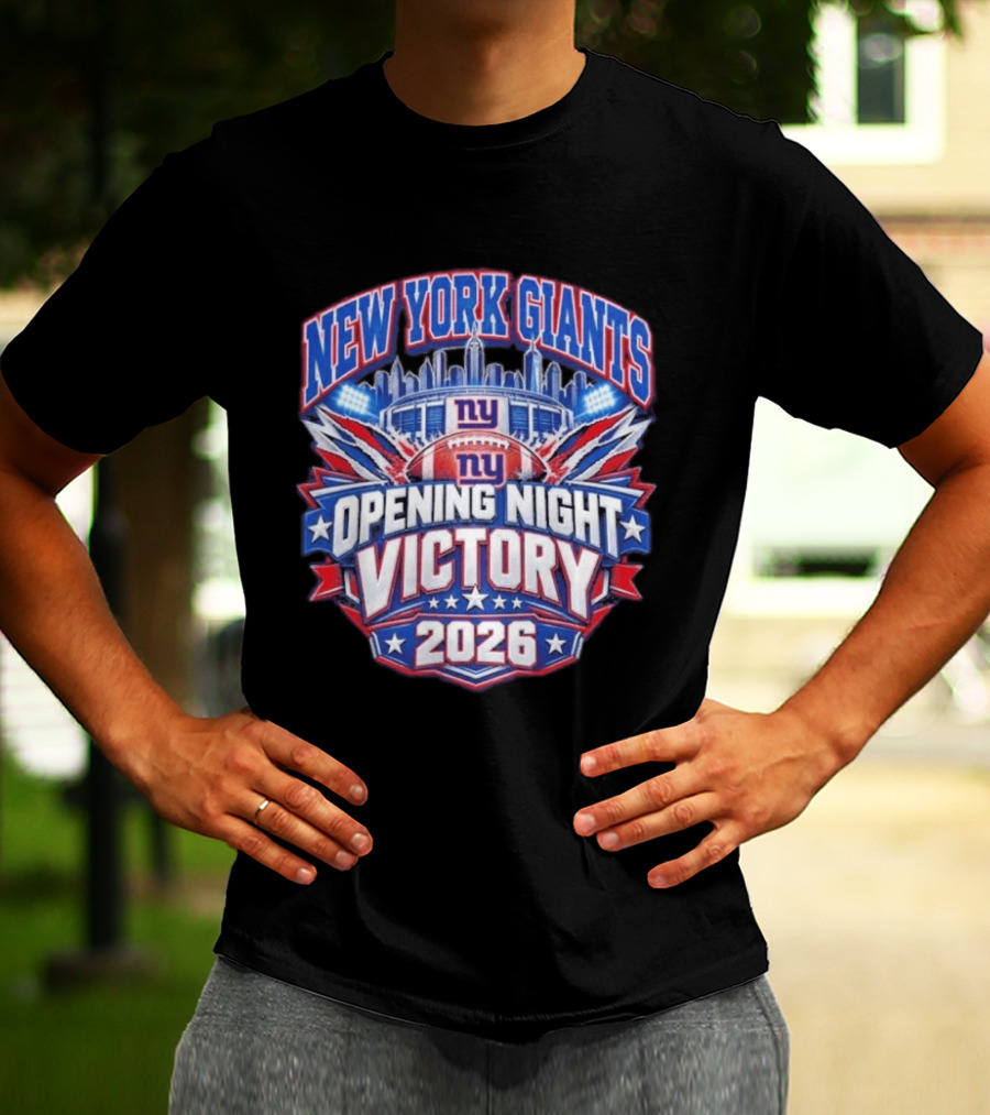 New York Giants 2026 Opening Night Victory T-Shirt