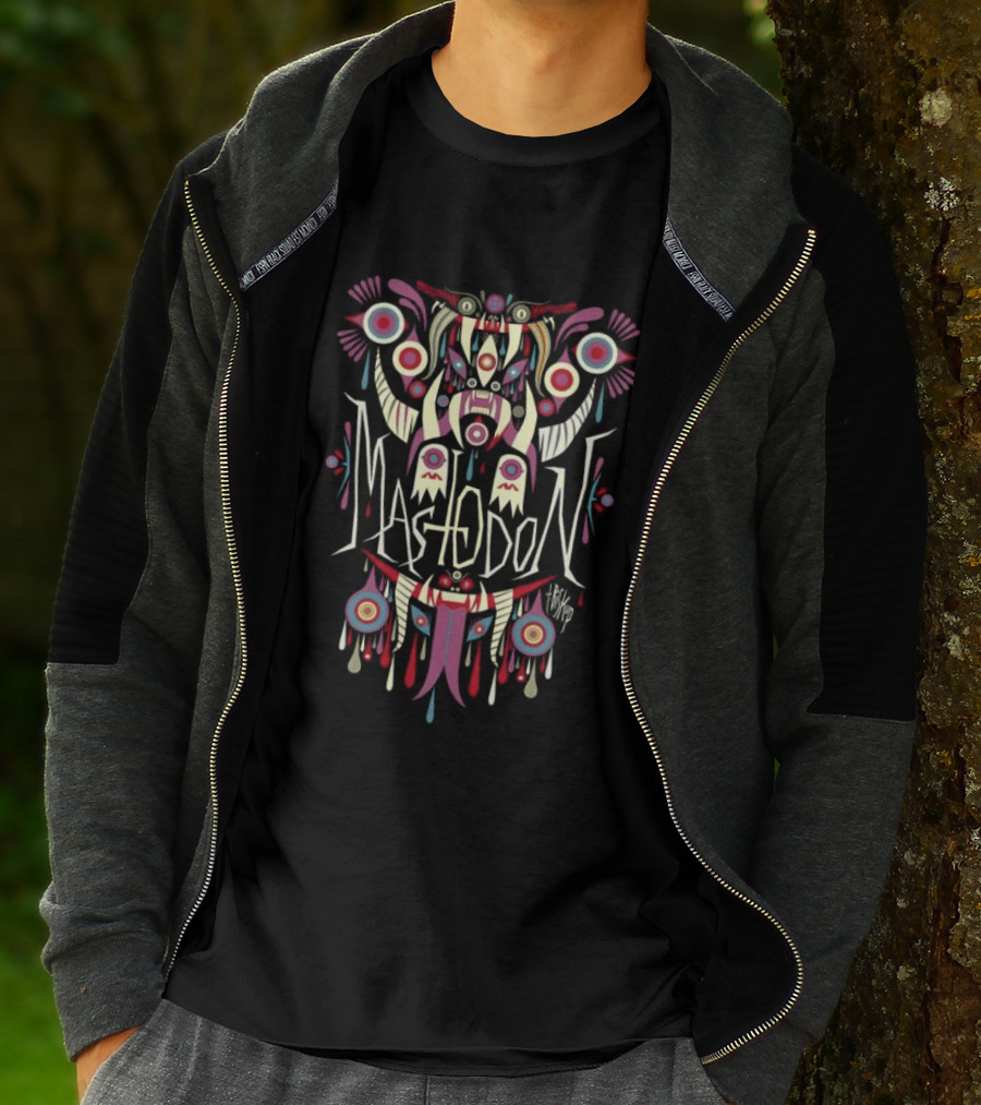 Mastodon Totem Beast Psychedelic T-Shirt
