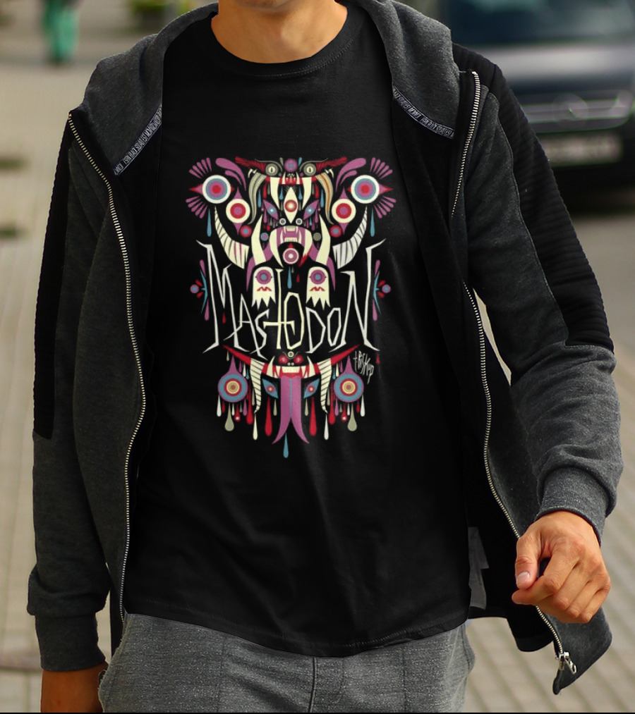 Mastodon Totem Beast Psychedelic T-Shirt