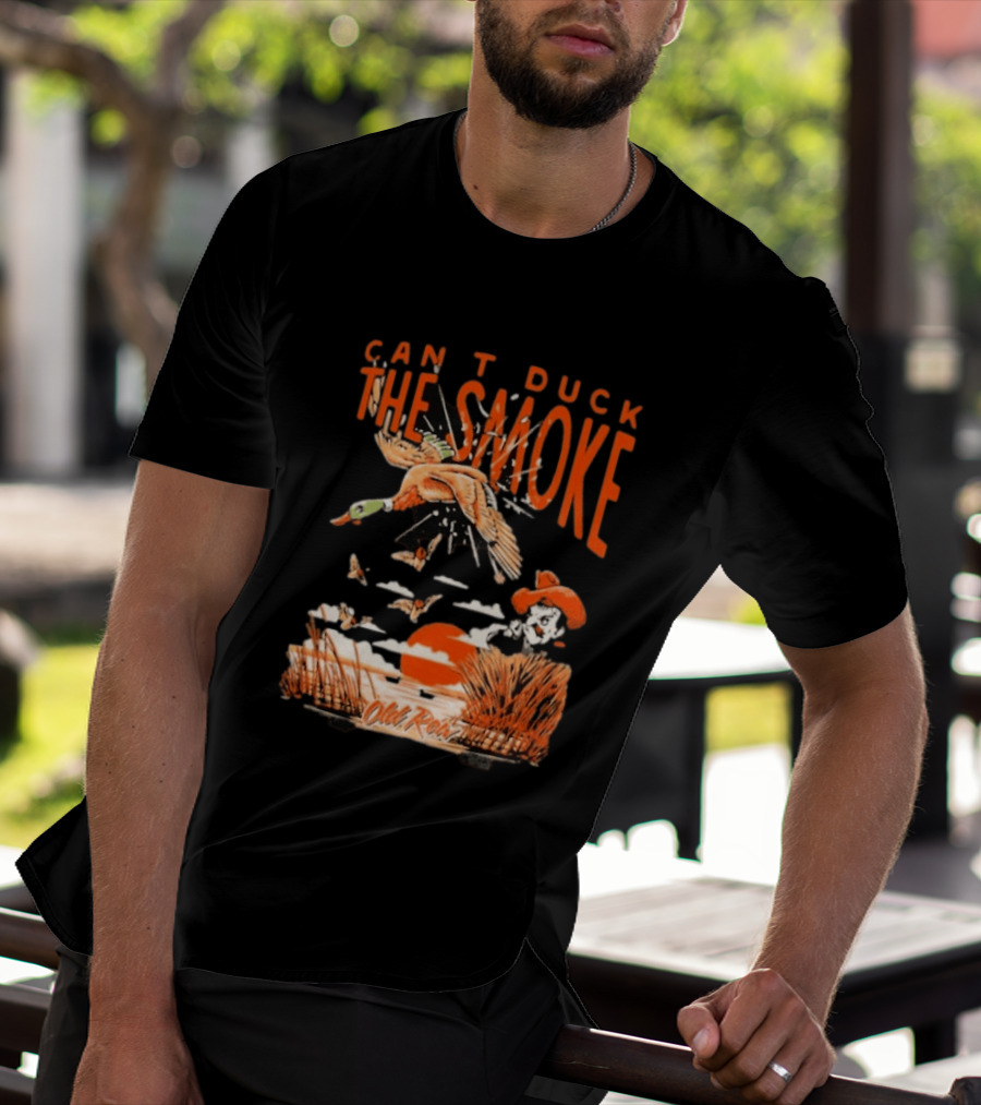 Oklahoma State Cowboys Can't Duck The Smoke Vintage Old Row T-Shirt
