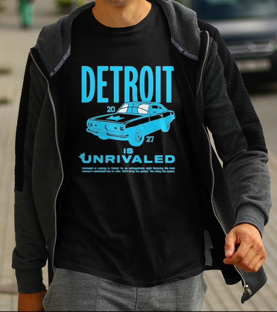 Detroit 2027 Is Unrivaled Season 3 Car Tour T-Shirt