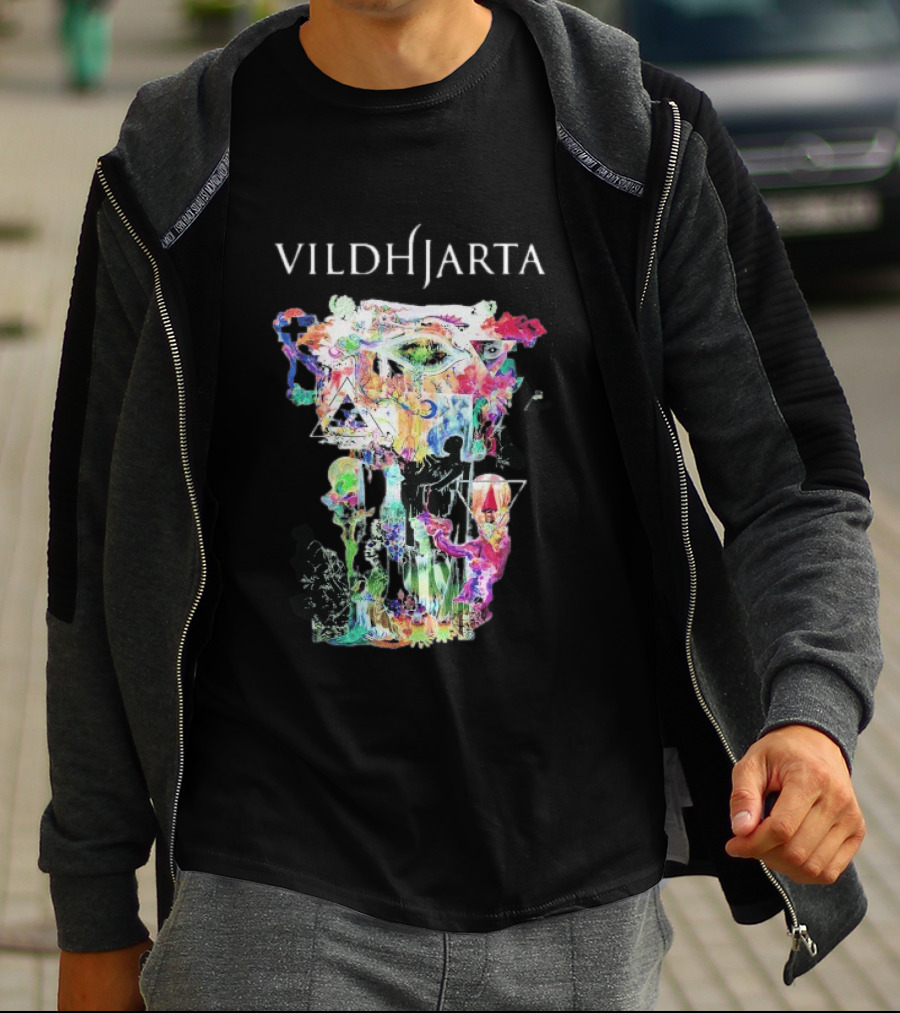 Vildhjarta Ylva Colorful Abstract T-Shirt